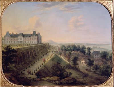 Das Schloss von Meudon von Charles Leopold Grevenbroeck